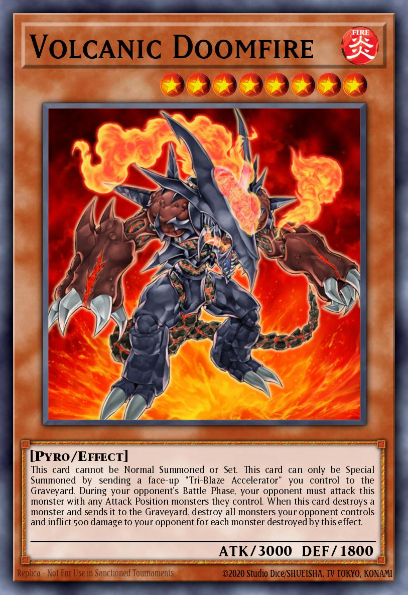 Volcanic Doomfire Yu-Gi-Oh card