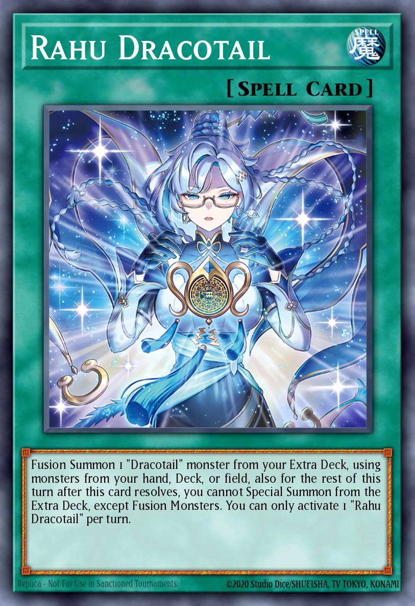Rahu Dracotail Yu-Gi-Oh card