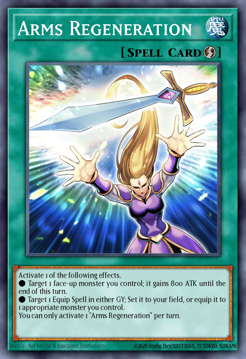 Arms Regeneration Yu-Gi-Oh card