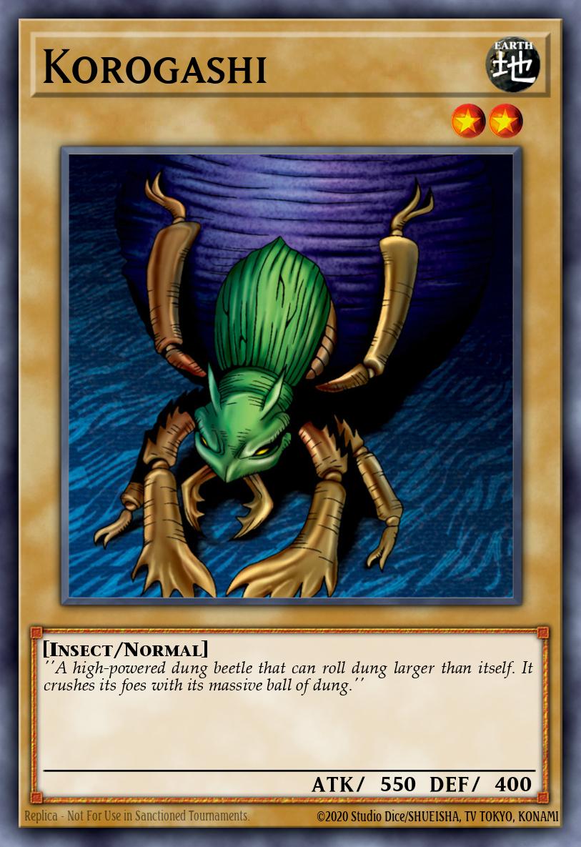 Korogashi Yu-Gi-Oh card