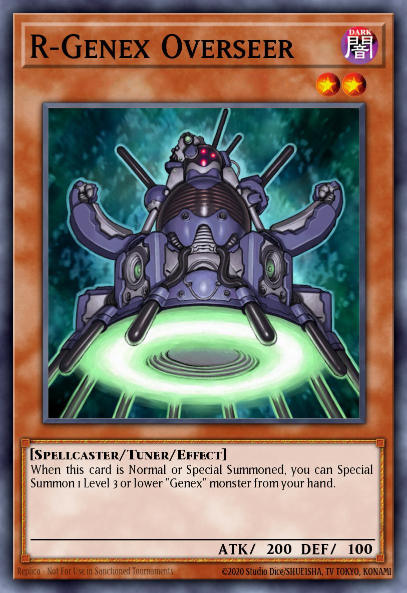 R-Genex Overseer Yu-Gi-Oh card