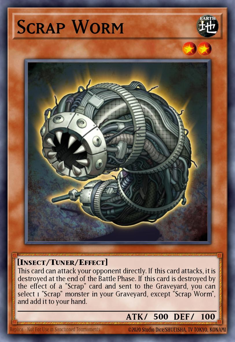 Scrap Worm Yu-Gi-Oh card
