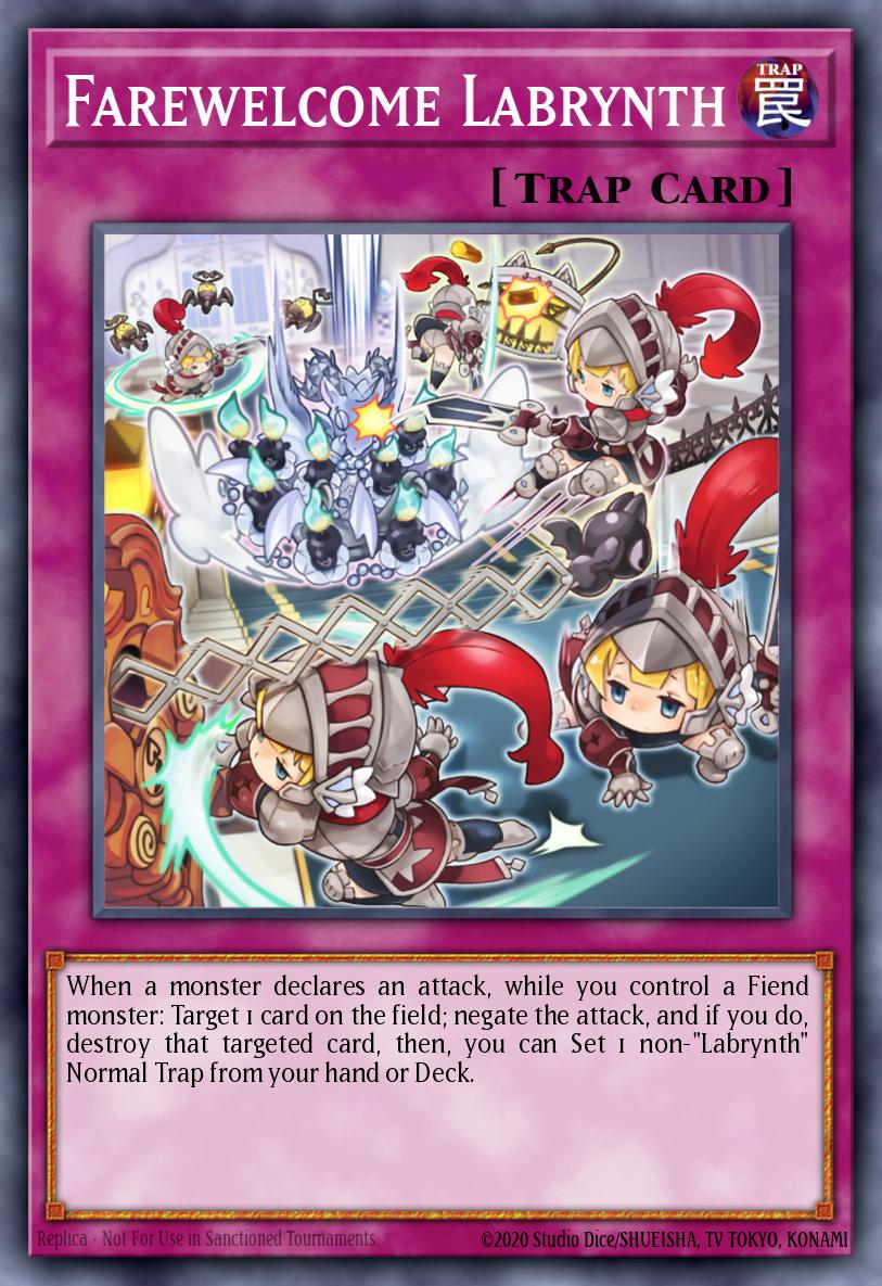 Farewelcome Labrynth Yu-Gi-Oh card