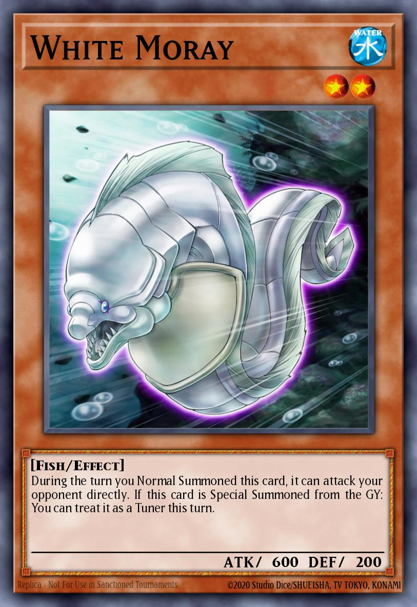 White Moray Yu-Gi-Oh card