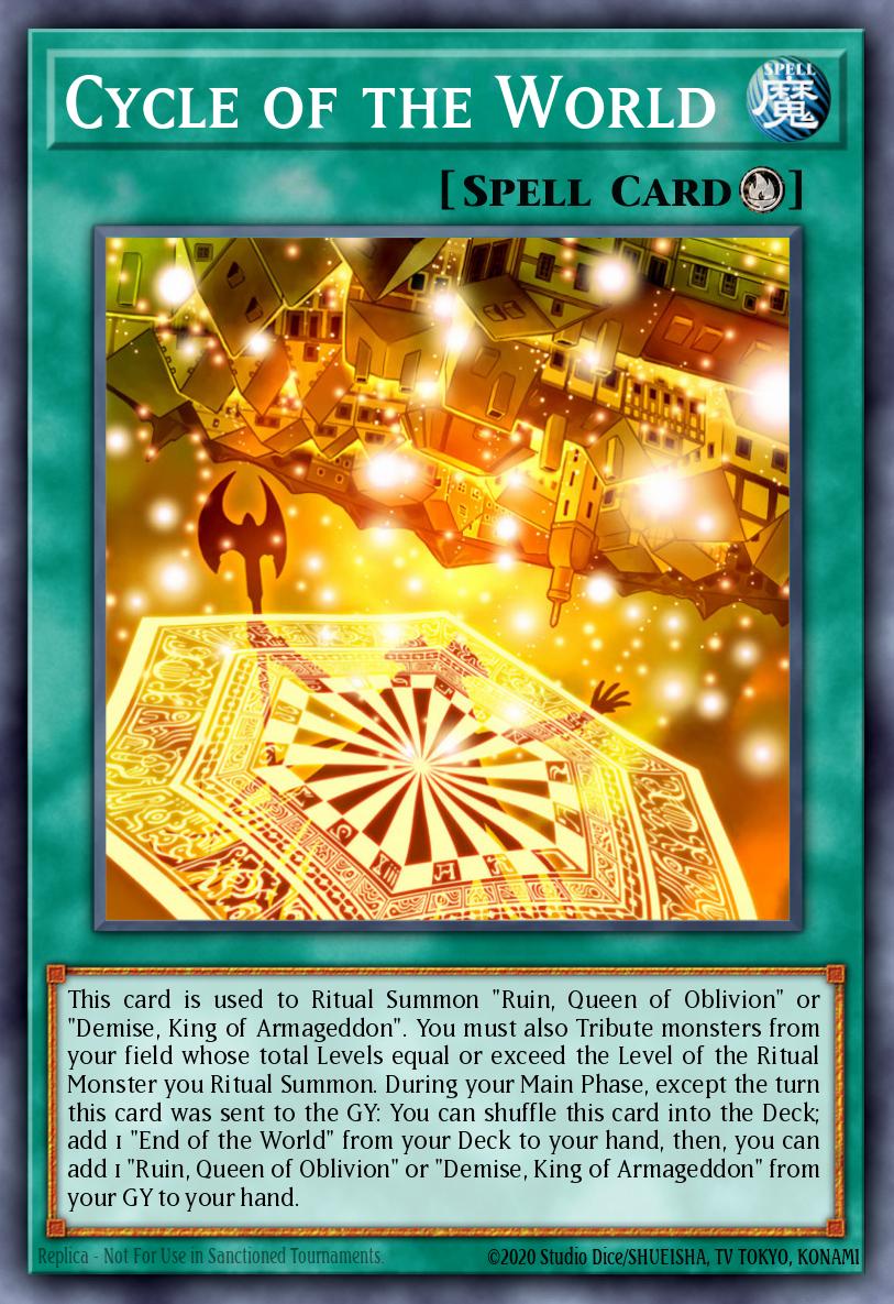 Cycle of the World Yu-Gi-Oh card