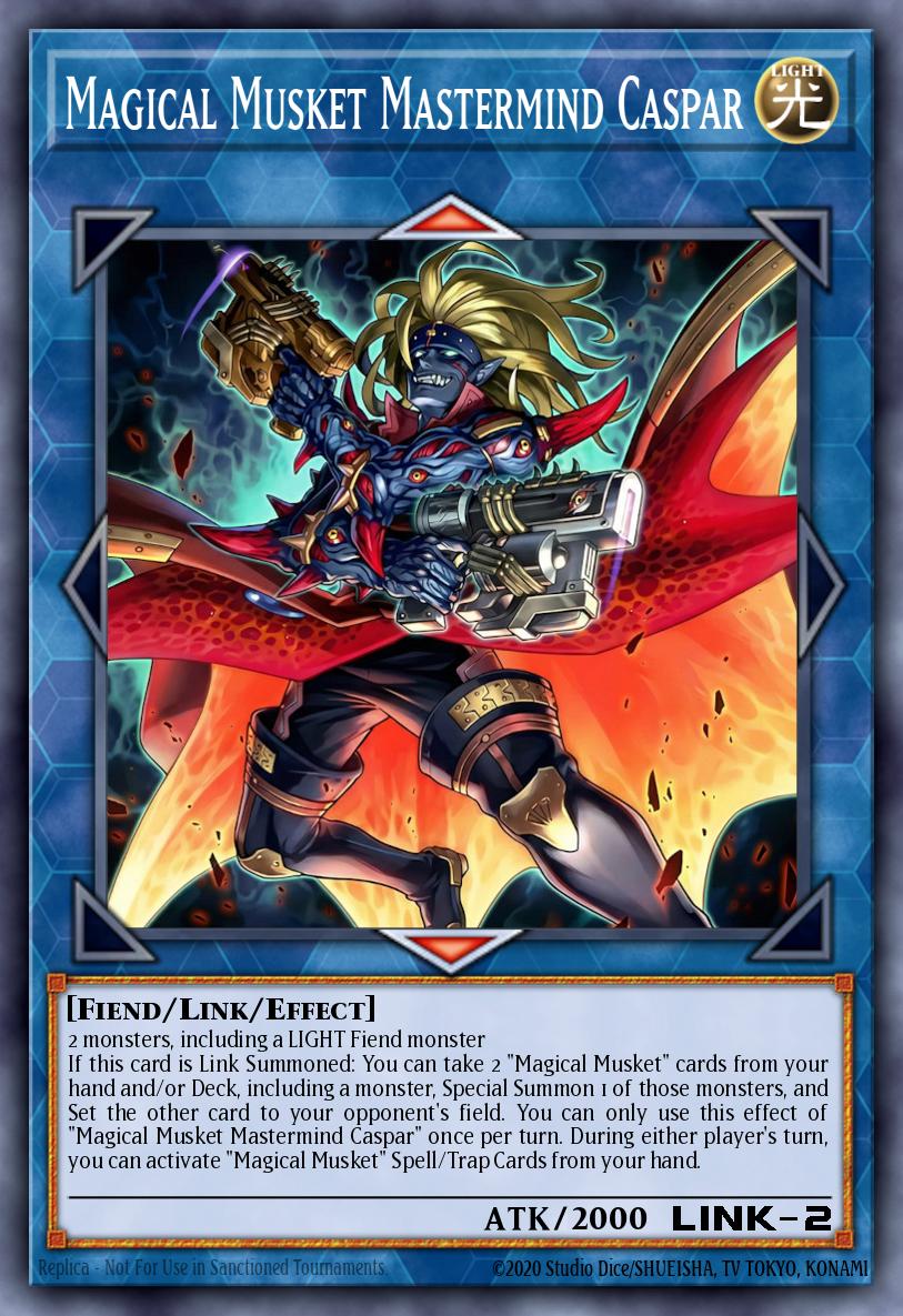 Magical Musket Mastermind Caspar Yu-Gi-Oh card