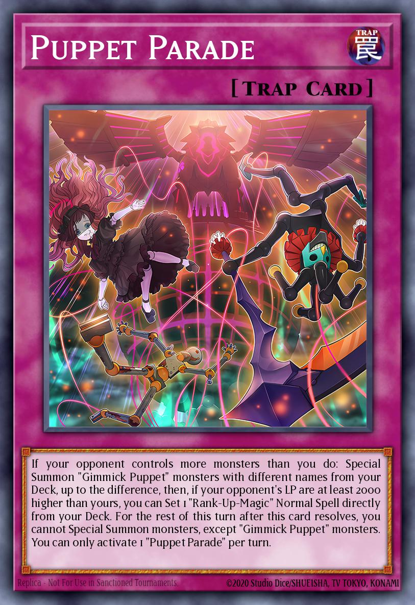 Puppet Parade Yu-Gi-Oh card