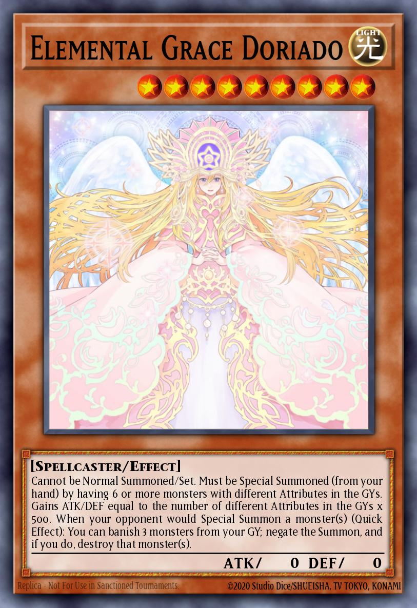 Elemental Grace Doriado Yu-Gi-Oh card