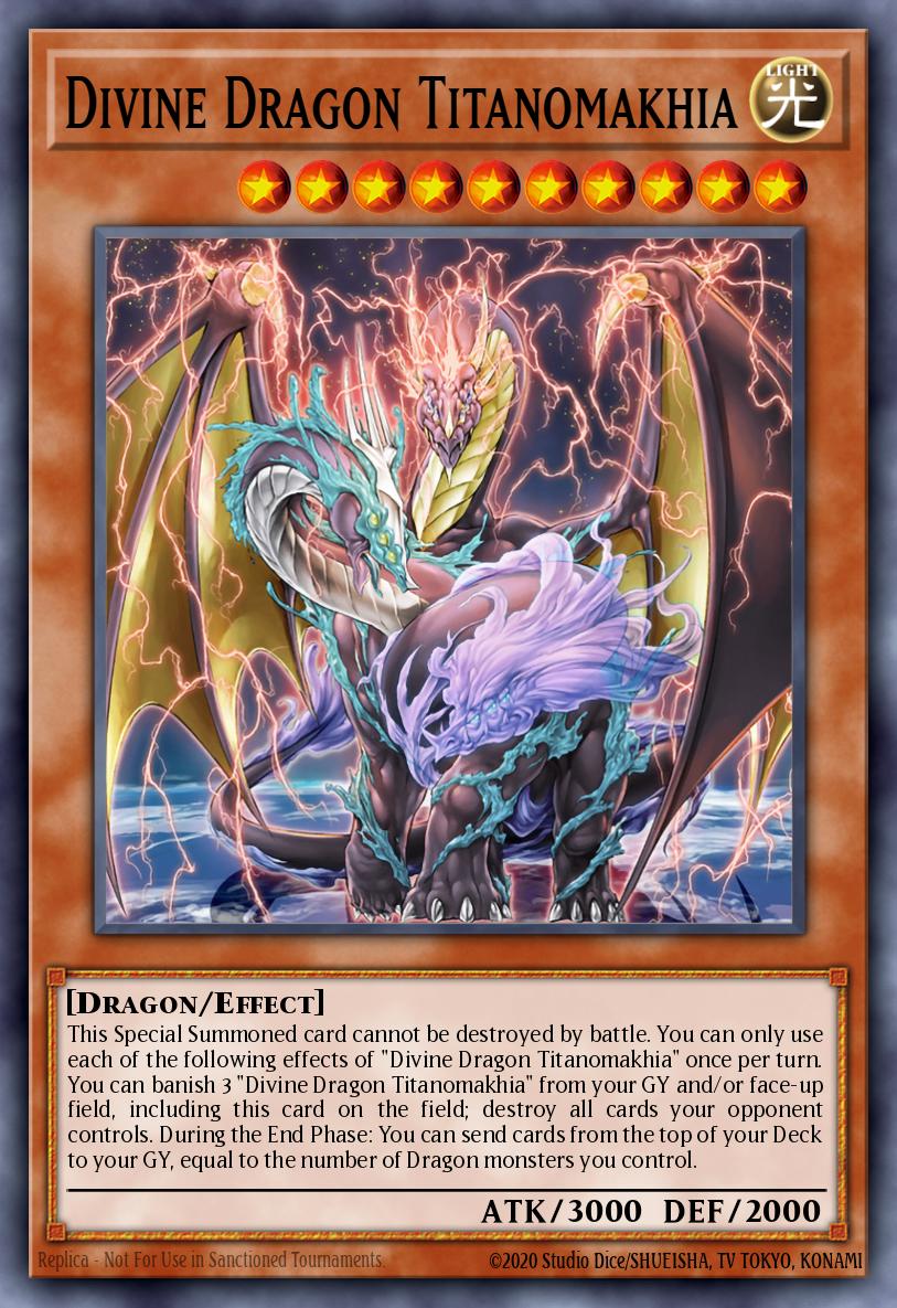 Divine Dragon Titanomakhia Yu-Gi-Oh card