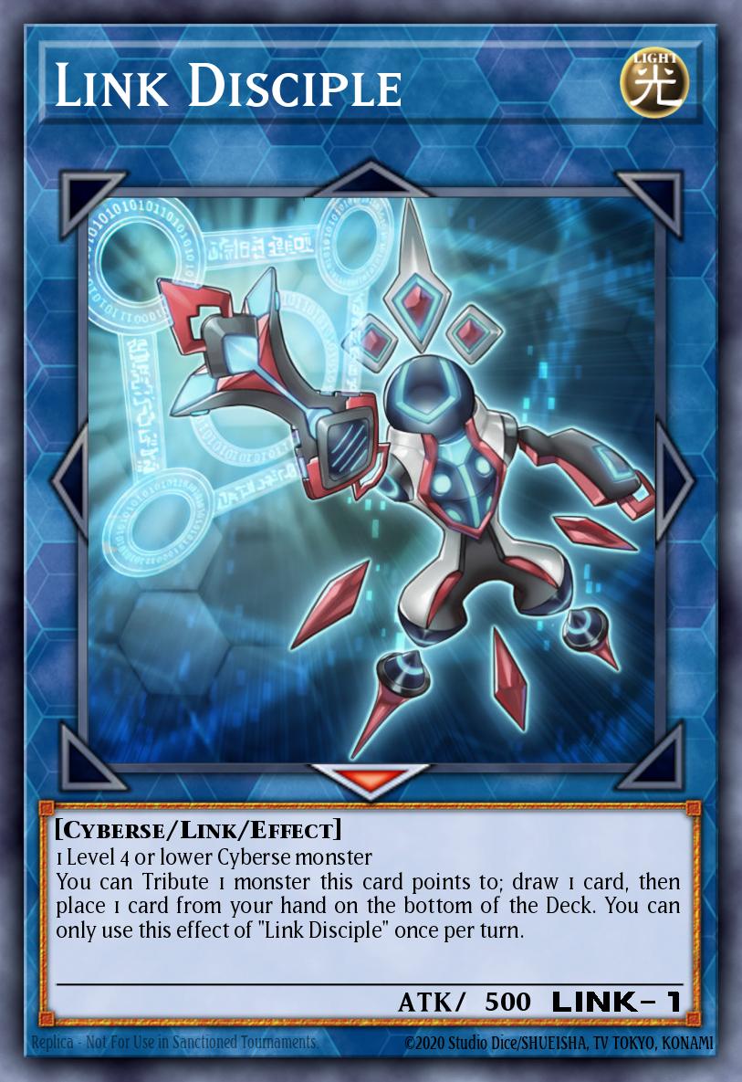Link Disciple Yu-Gi-Oh card