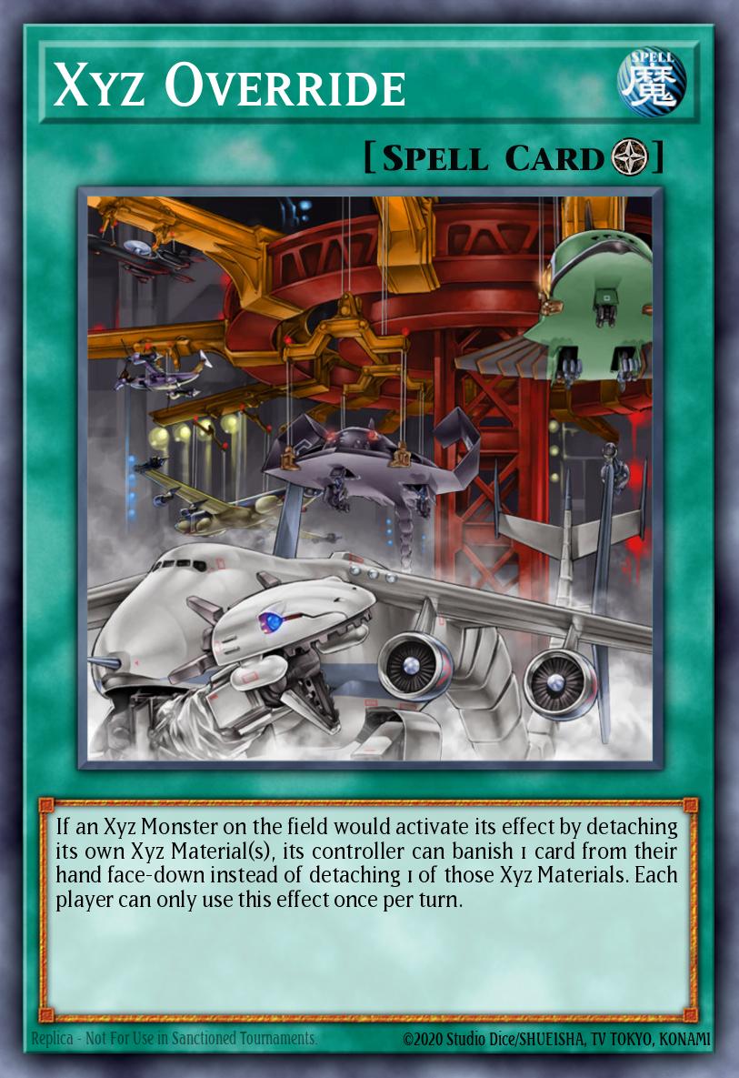 Xyz Override Yu-Gi-Oh card