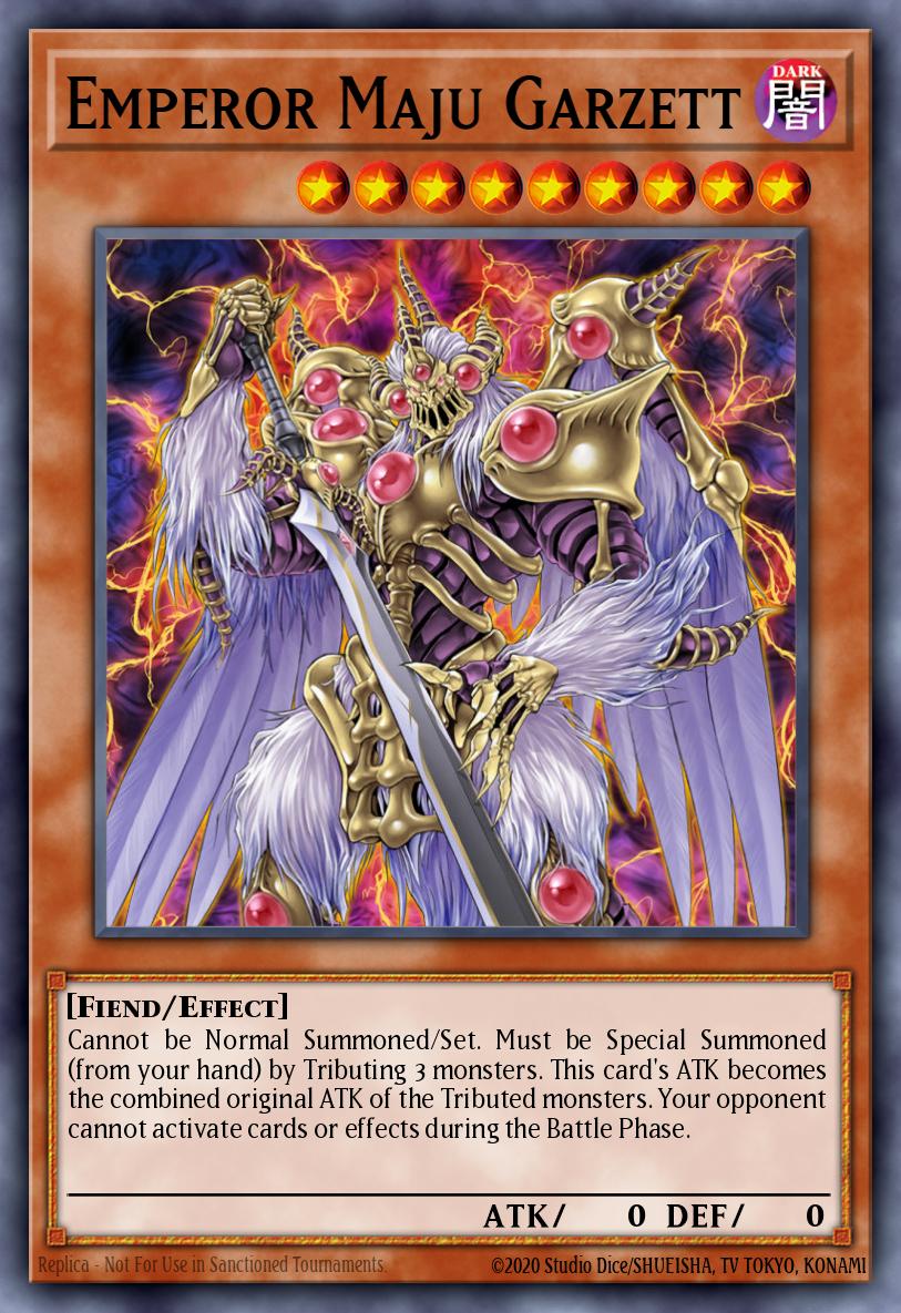 Emperor Maju Garzett Yu-Gi-Oh card