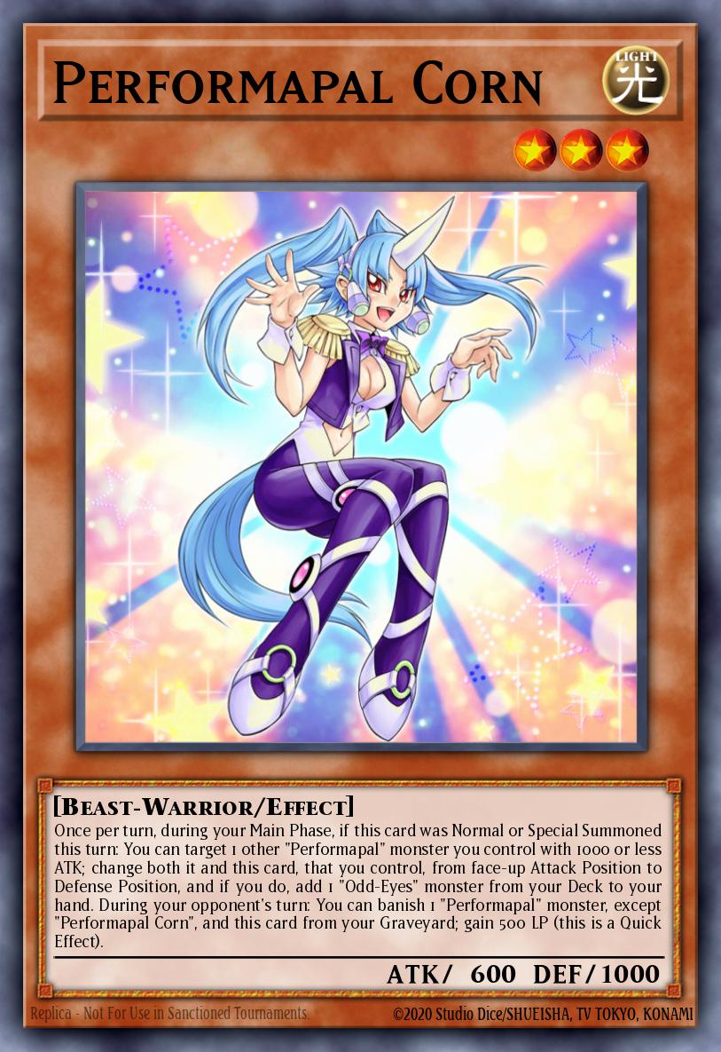 Performapal Corn Yu-Gi-Oh card
