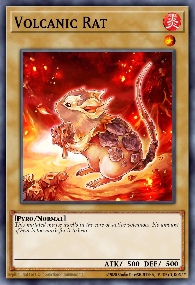 Volcanic Rat Yu-Gi-Oh card
