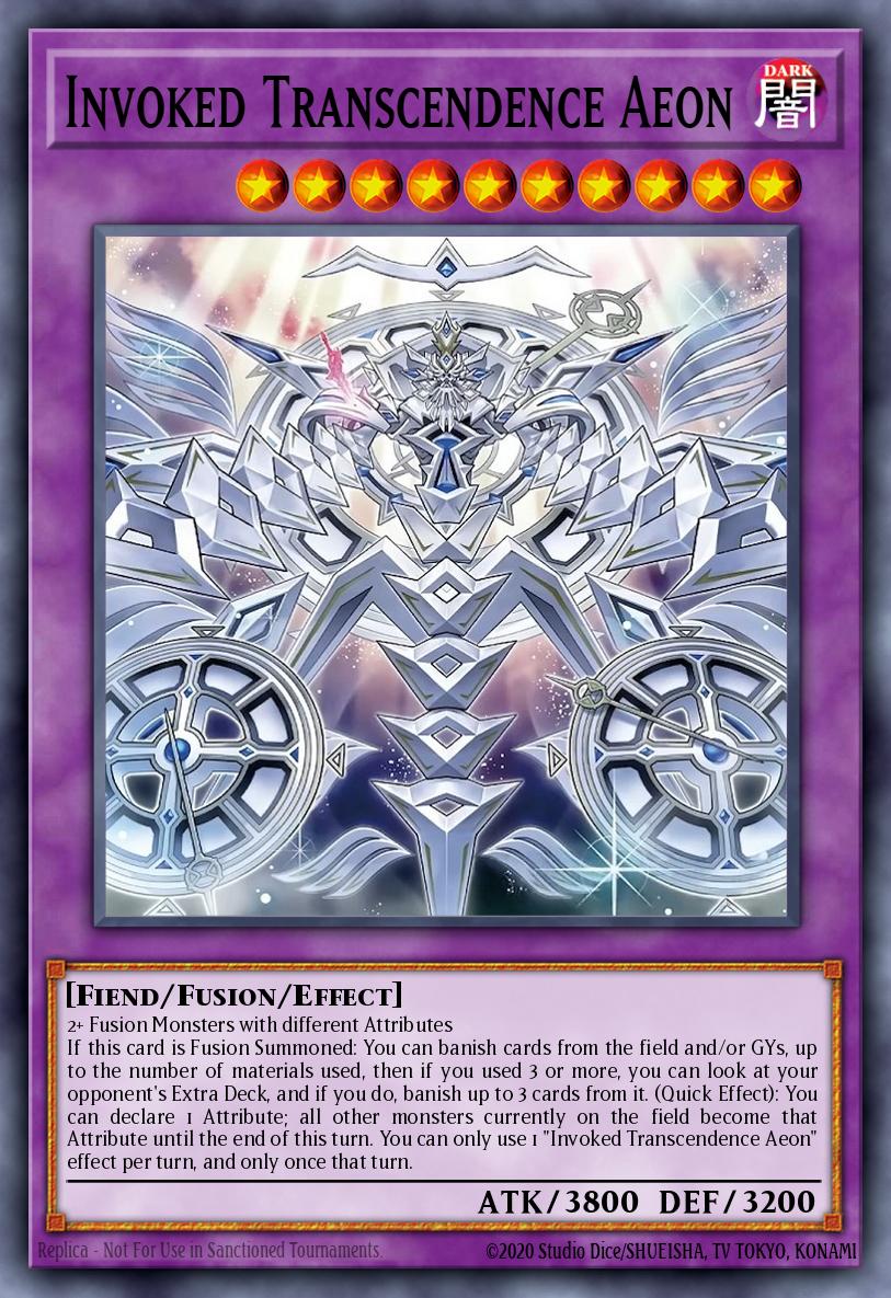 Invoked Transcendence Aeon Yu-Gi-Oh card