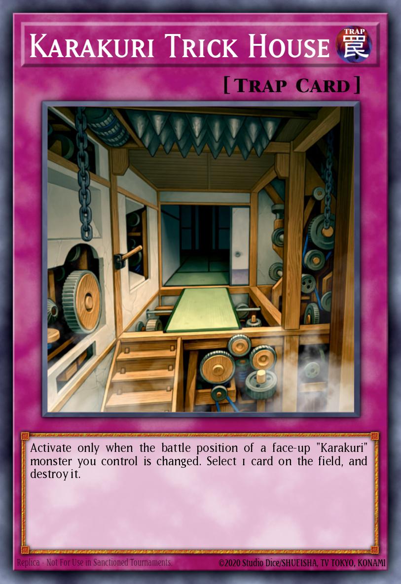 Karakuri Trick House Yu-Gi-Oh card