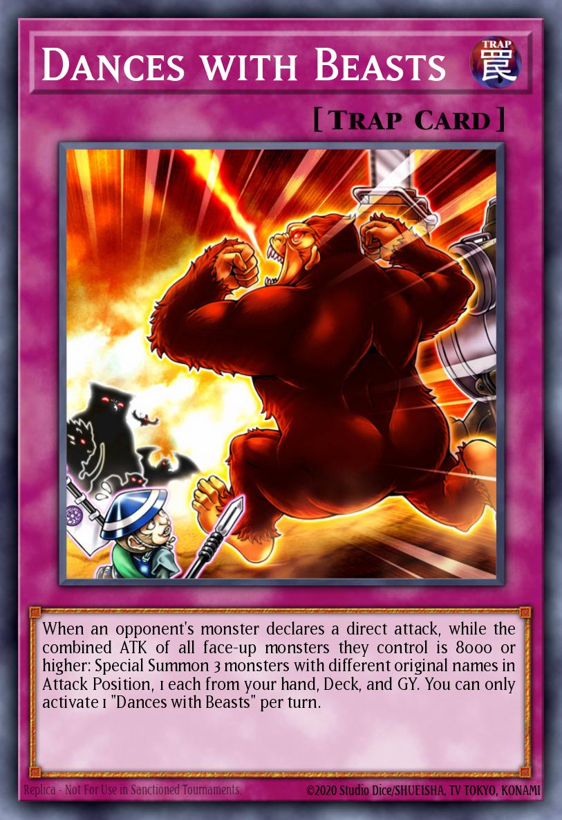 Dances with Beasts Yu-Gi-Oh card