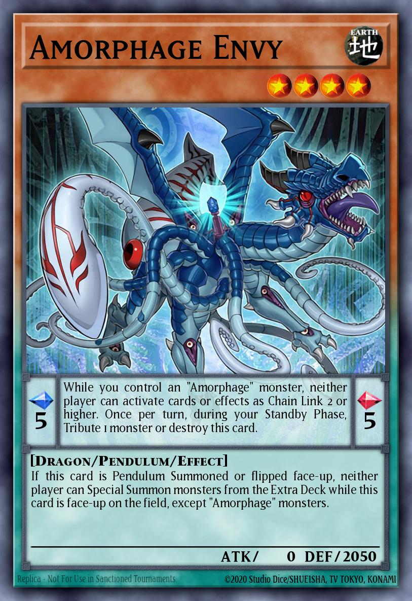 Amorphage Envy Yu-Gi-Oh card