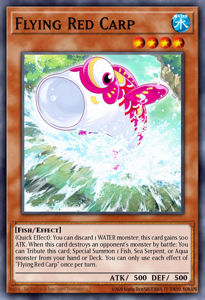 Flying Red Carp Yu-Gi-Oh card