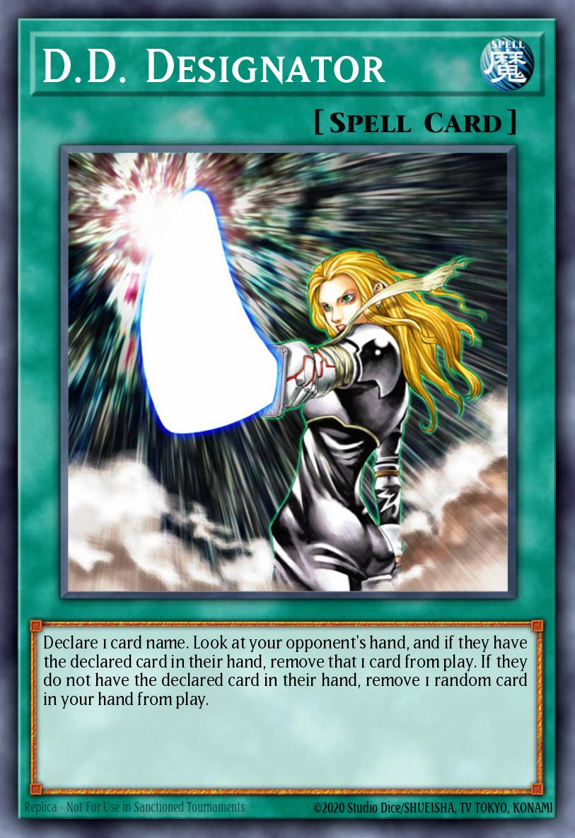 D.D. Designator Yu-Gi-Oh card
