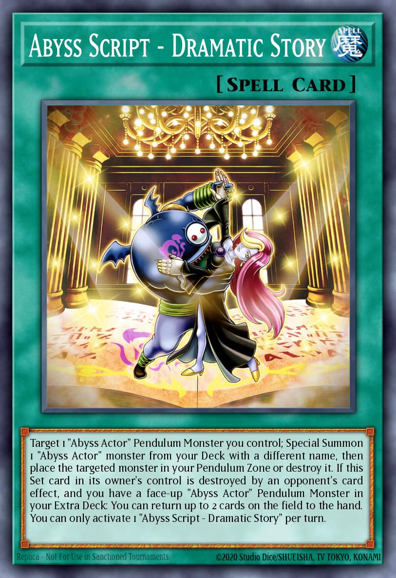 Abyss Script - Dramatic Story Yu-Gi-Oh card