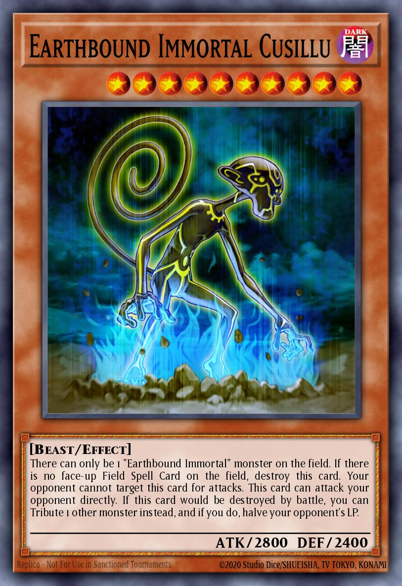 Earthbound Immortal Cusillu Yu-Gi-Oh card
