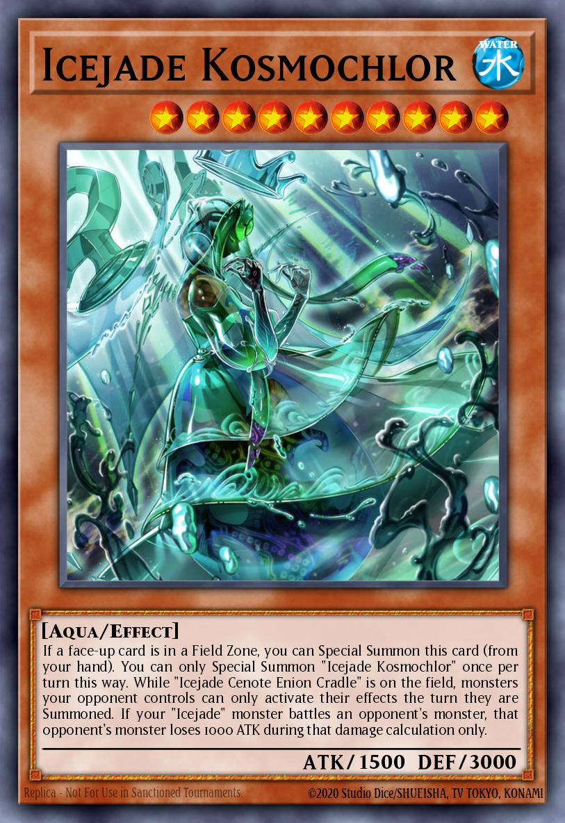 Icejade Kosmochlor Yu-Gi-Oh card
