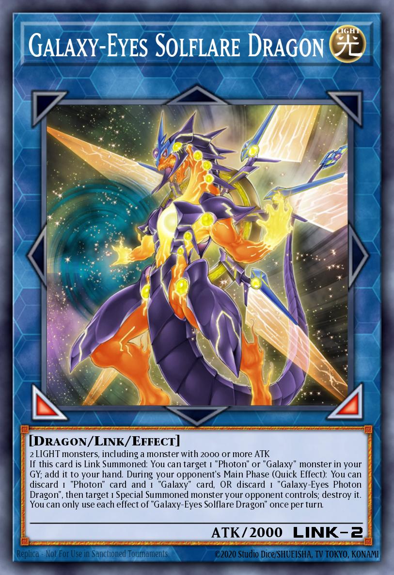 Galaxy-Eyes Solflare Dragon Yu-Gi-Oh card