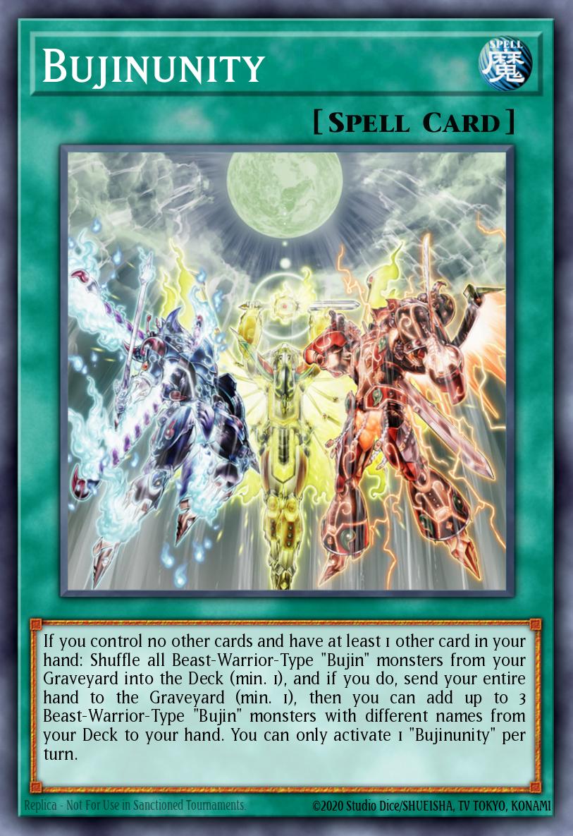 Bujinunity Yu-Gi-Oh card