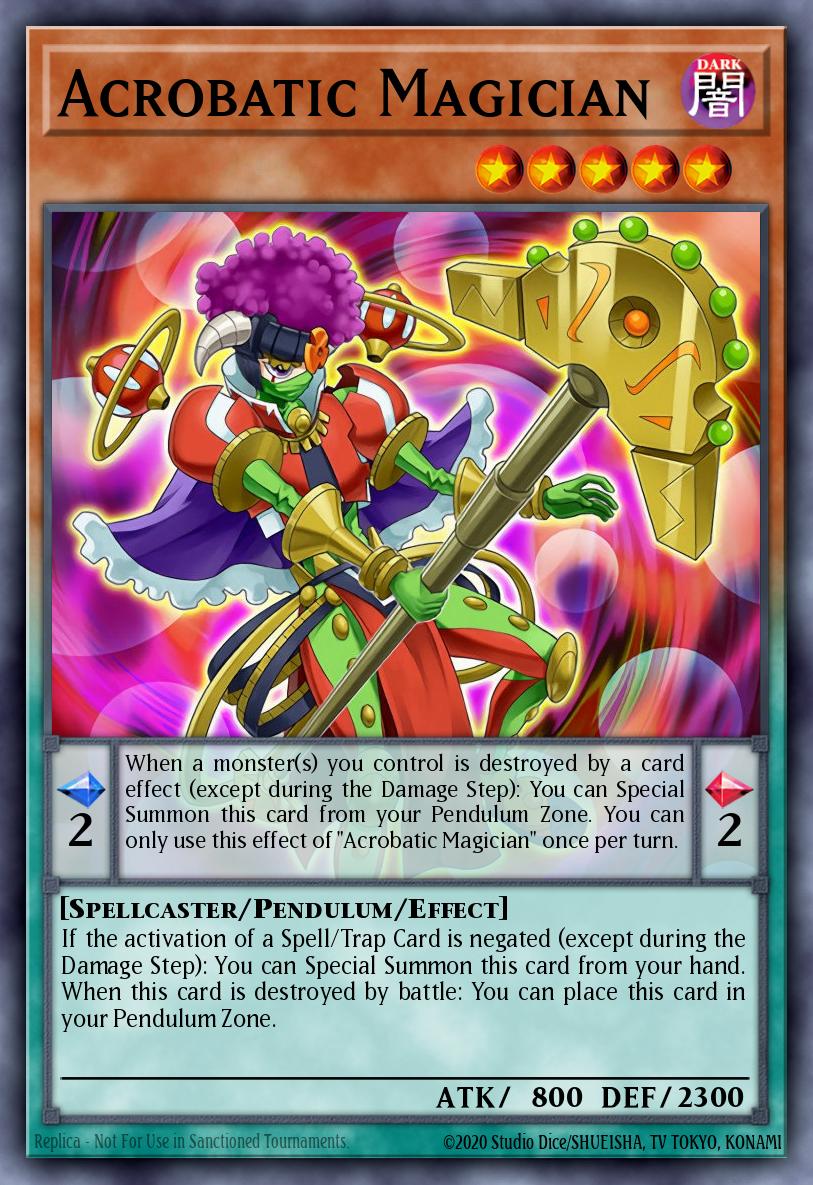 Acrobatic Magician Yu-Gi-Oh card