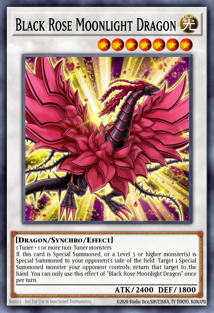 Black Rose Moonlight Dragon Yu-Gi-Oh card