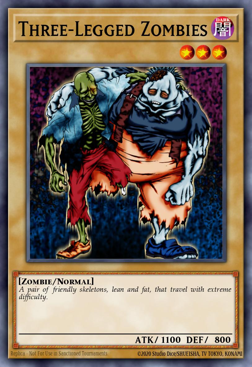 Three-Legged Zombies Yu-Gi-Oh card