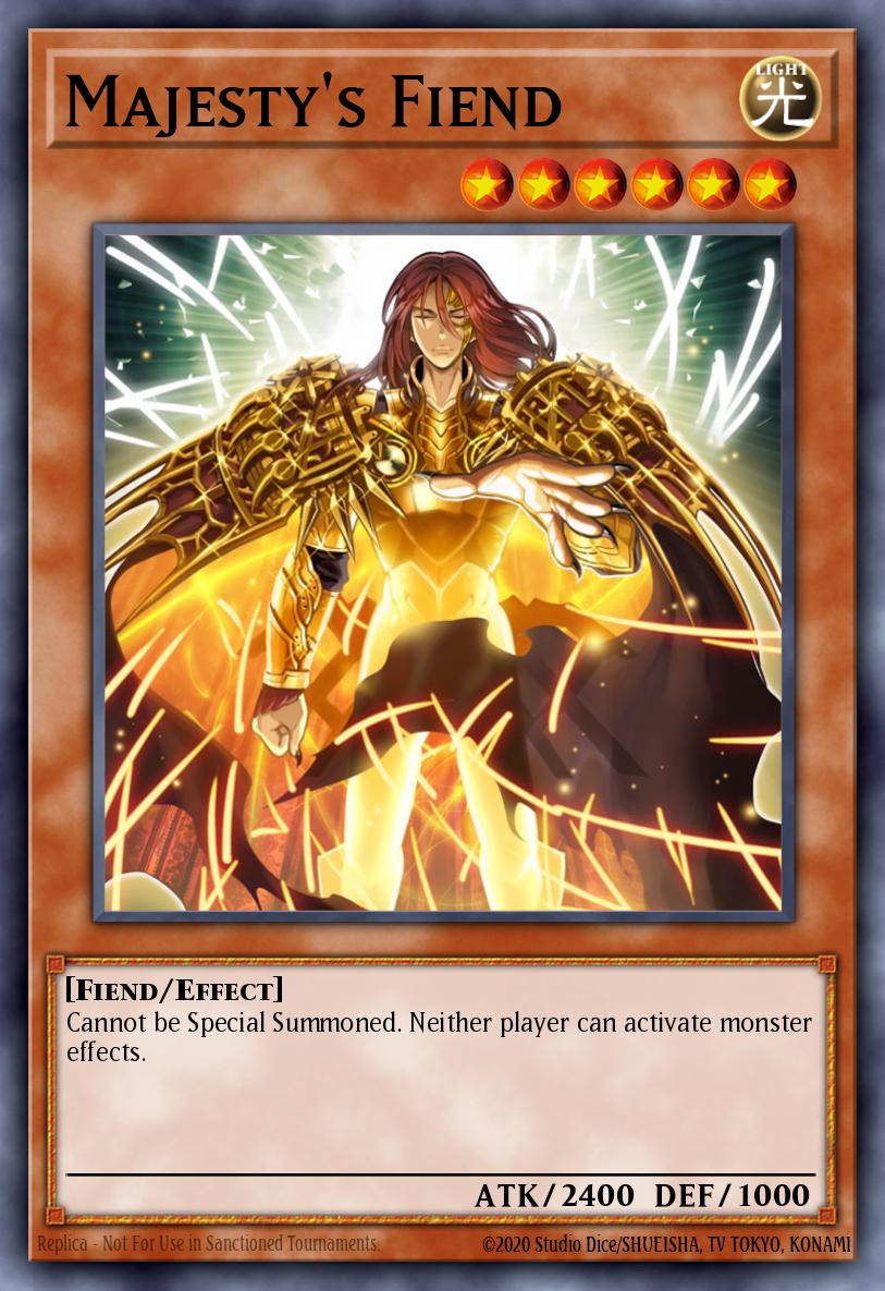 Majesty's Fiend Yu-Gi-Oh card