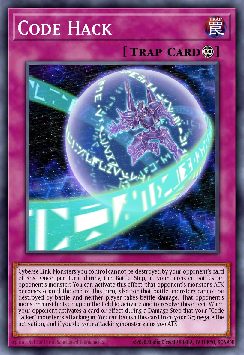 Code Hack Yu-Gi-Oh card
