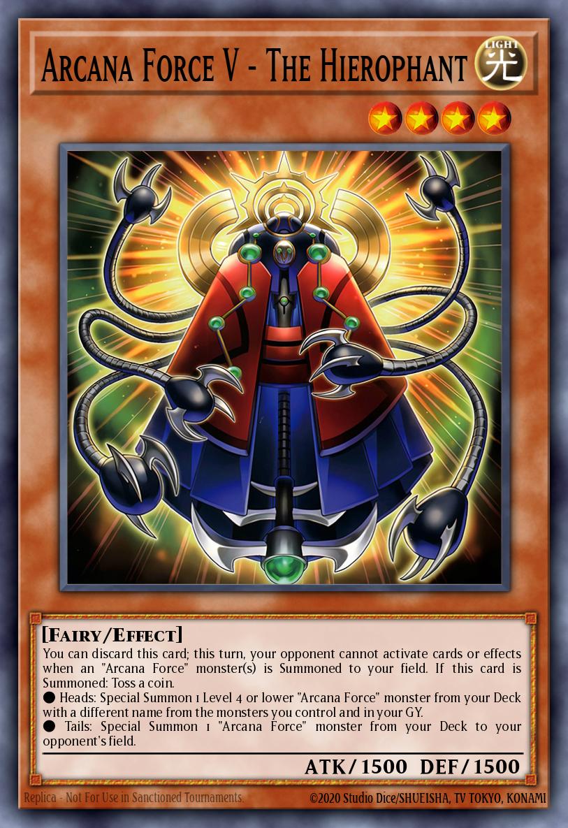Arcana Force V - The Hierophant Yu-Gi-Oh card