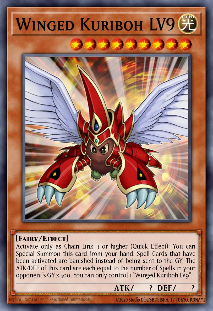 Winged Kuriboh LV9 Yu-Gi-Oh card