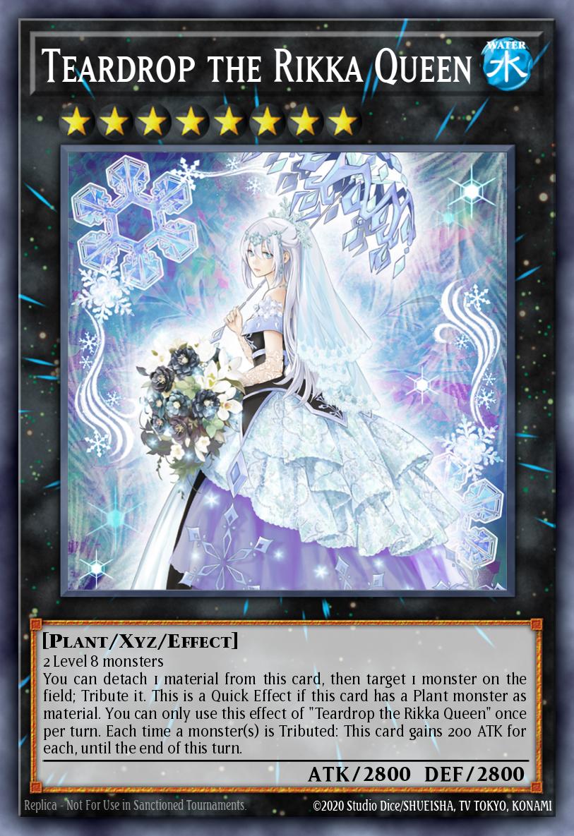 Teardrop the Rikka Queen Yu-Gi-Oh card