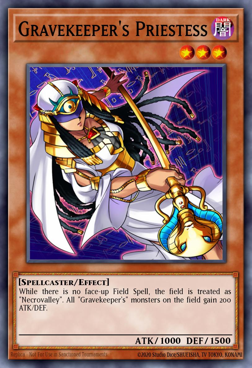 Gravekeeper's Priestess Yu-Gi-Oh card