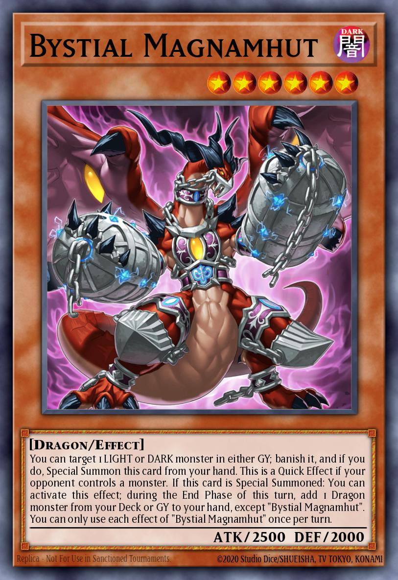 Bystial Magnamhut Yu-Gi-Oh card