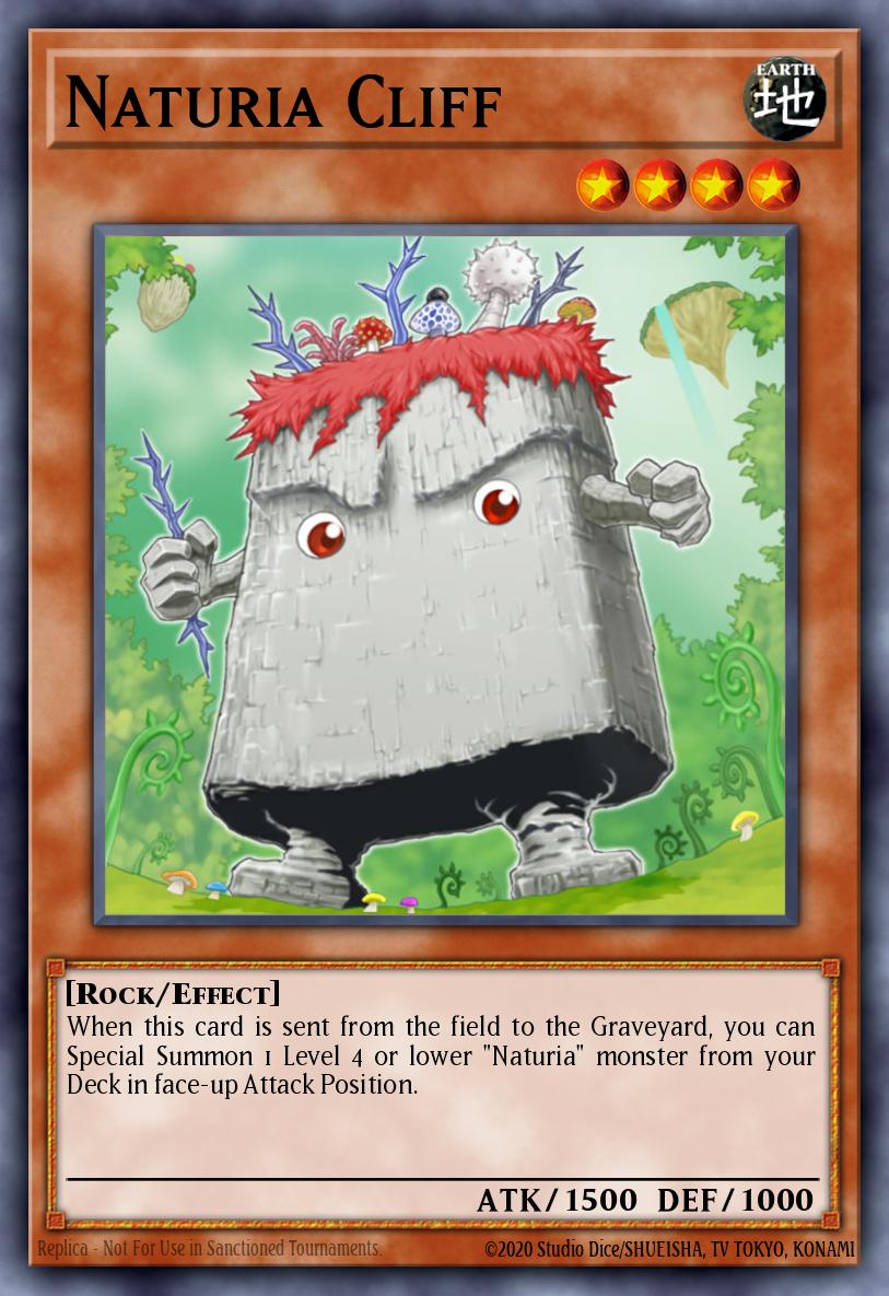 Naturia Cliff Yu-Gi-Oh card