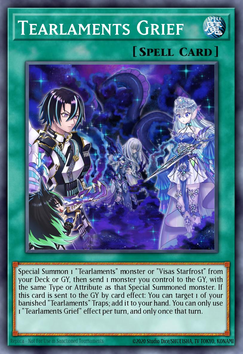 Tearlaments Grief Yu-Gi-Oh card