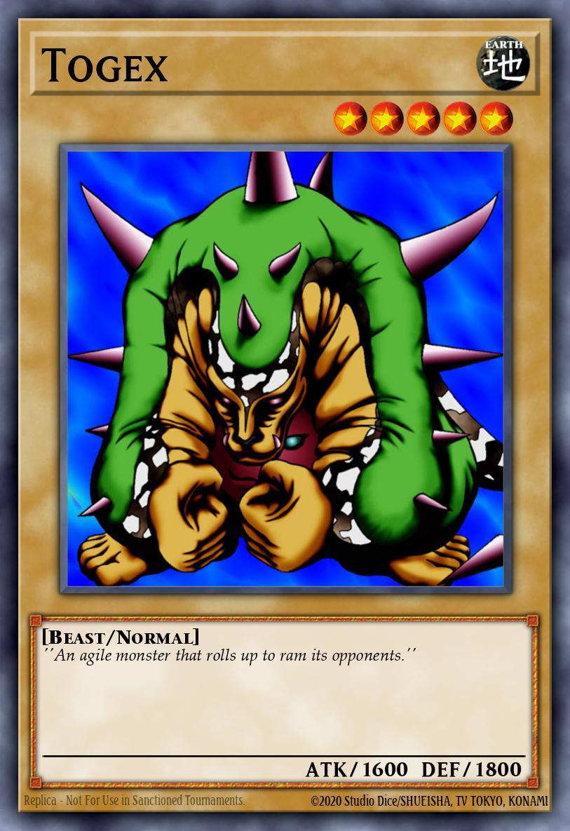 Togex Yu-Gi-Oh card