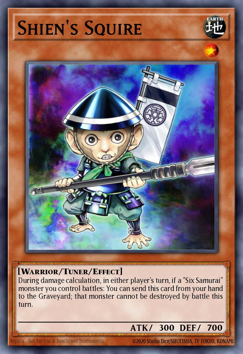 Shien's Squire Yu-Gi-Oh card