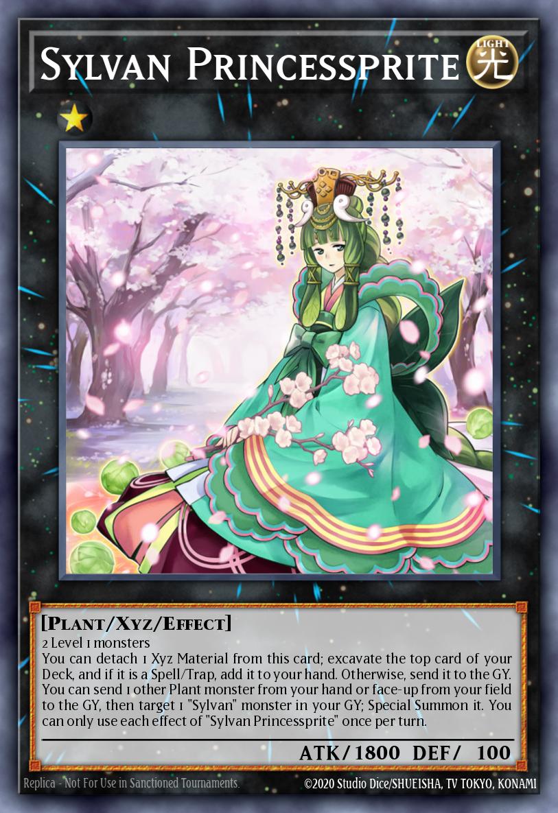 Sylvan Princessprite Yu-Gi-Oh card