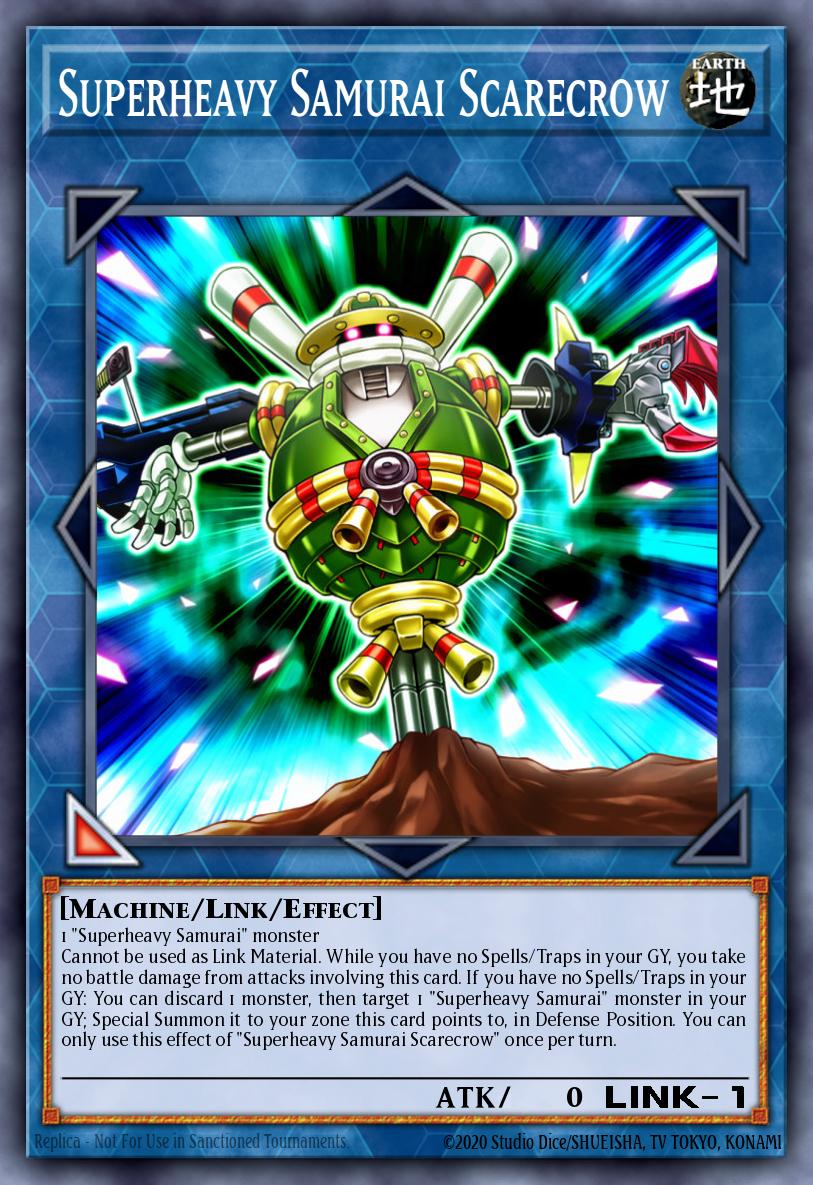 Superheavy Samurai Scarecrow Yu-Gi-Oh card