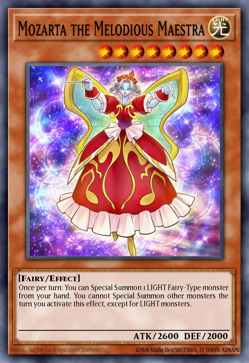 Mozarta the Melodious Maestra Yu-Gi-Oh card