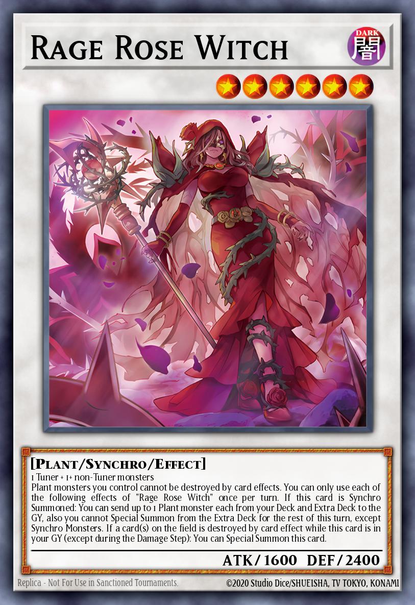 Rage Rose Witch Yu-Gi-Oh card