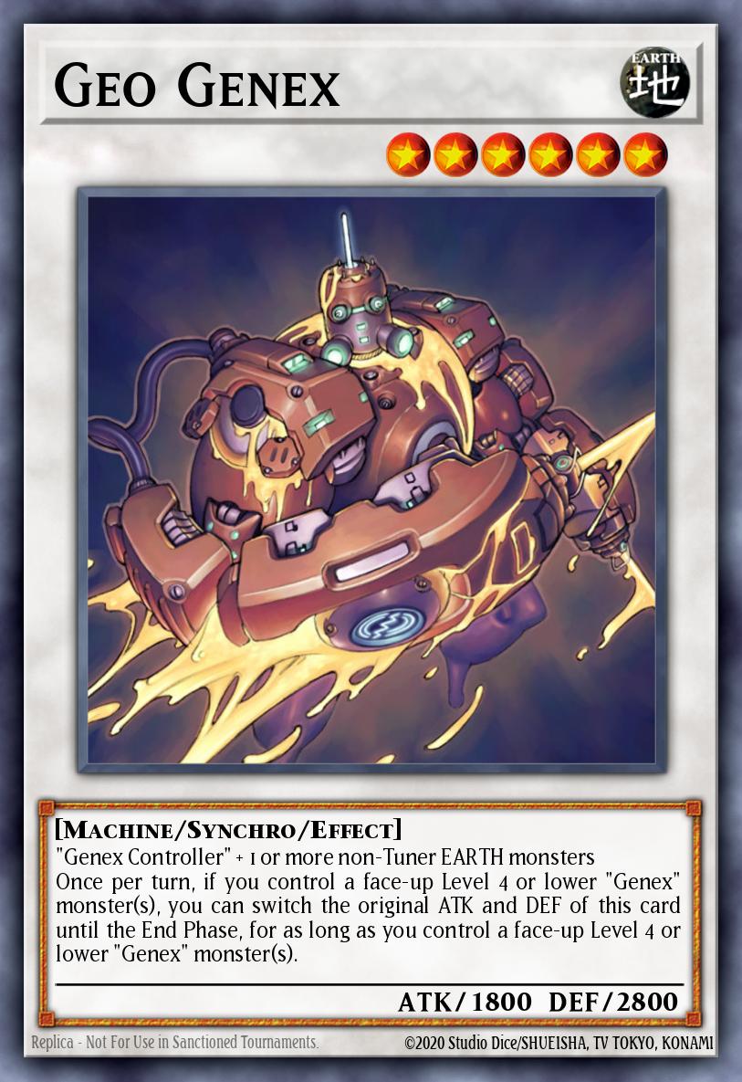 Geo Genex Yu-Gi-Oh card