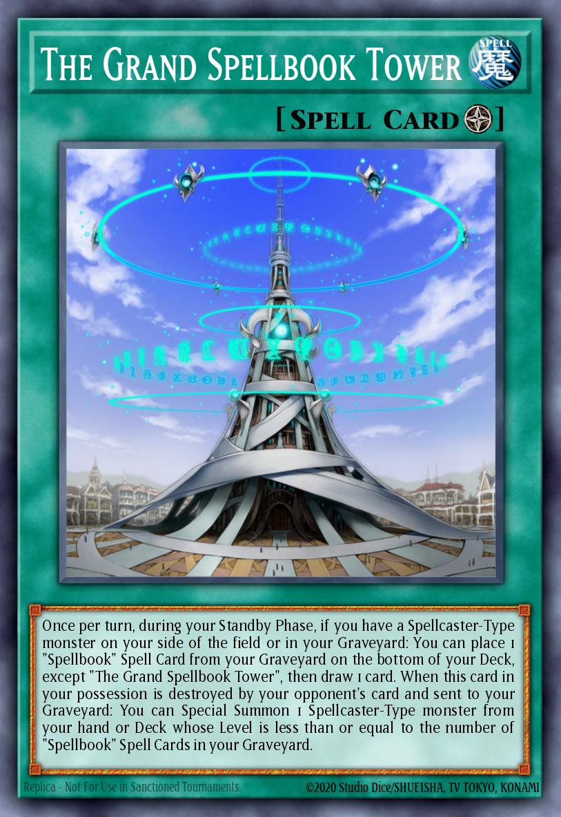 The Grand Spellbook Tower Yu-Gi-Oh card