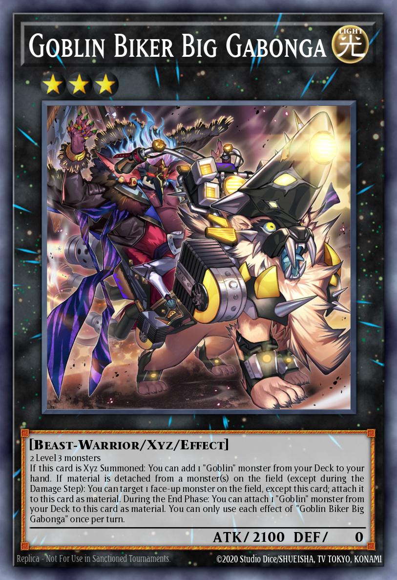 Goblin Biker Big Gabonga Yu-Gi-Oh card